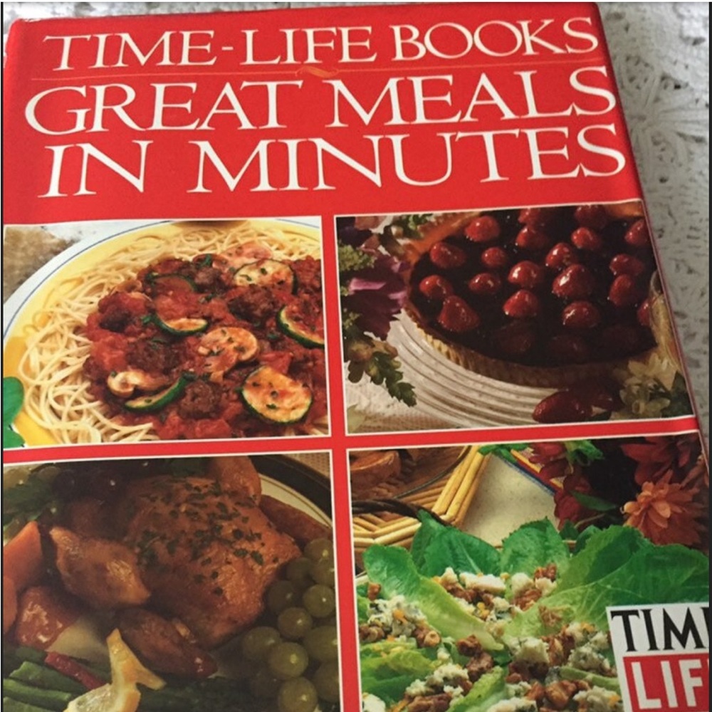 Large Hardback Cookbook Time Life Great Meals In Minutes 1985
